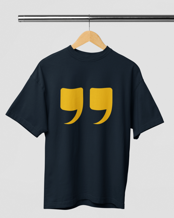 Inverted Comma Over-sized Tshirt